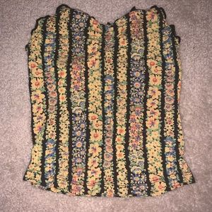 Urban Outfitters Floral Tube Top